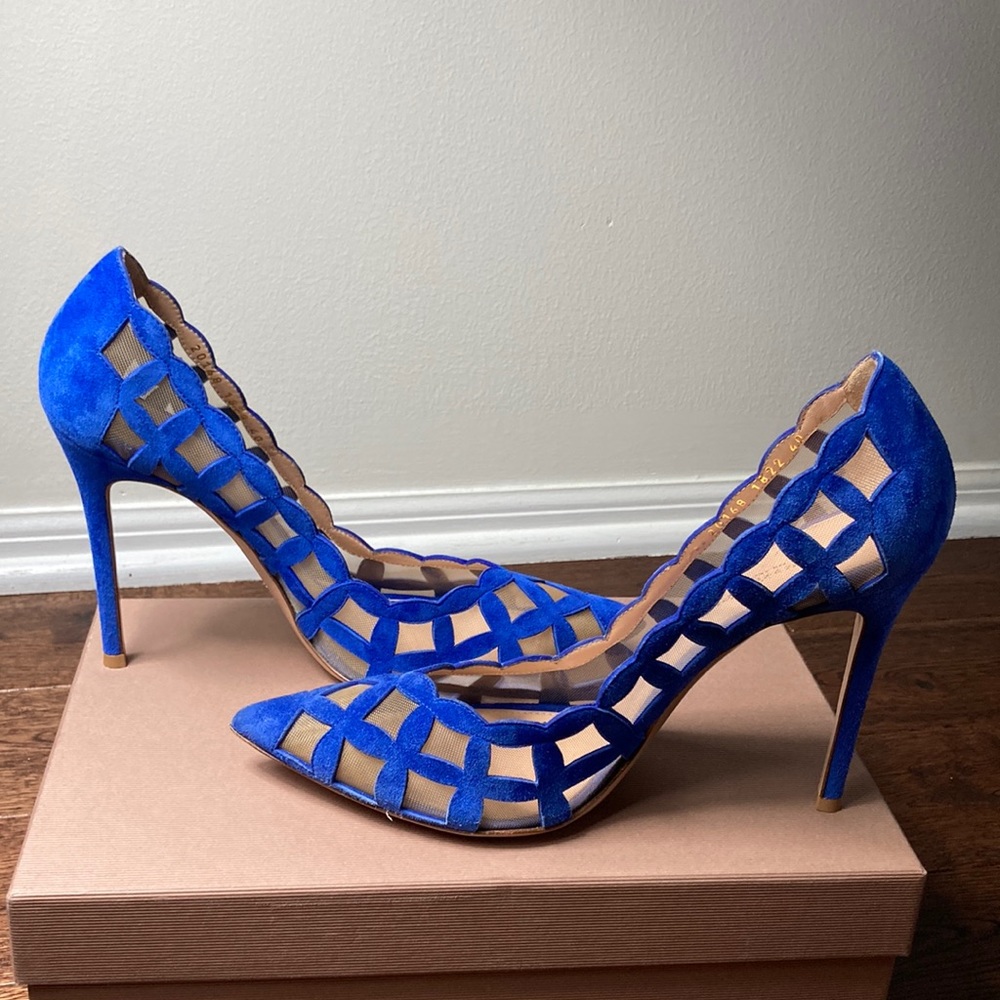 Gianvito Rossi Camoscio Ming Heels New